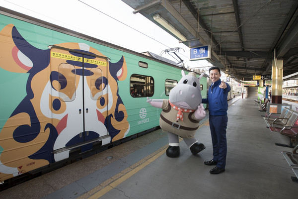 ▲快來體驗「超可愛動物彩繪列車」　西部幹線也坐得到。（圖／新竹市政府提供）