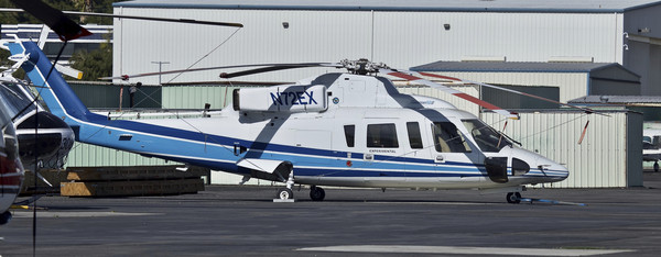 Kobe Bryant墜毀Sikorsky S-76B（N72EX）。（圖／達志影像／美聯社）