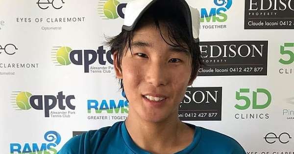 ▲澳洲日裔15歲網球選手Kent Yamazaki(山崎健)練球昏倒送醫不治。（圖／翻攝自推特@QldProgressive）