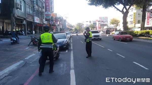 ▲台南市警局將從2月1日起，針對重點路段交通大執法，請民眾注意。（圖／記者林悅翻攝，下同）