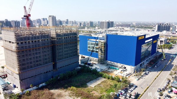 ▲▼全台最大IKEA旗艦店在桃園青埔高鐵站前，預計2021年完工。（圖／網友賴王泓提供，請勿隨意翻拍，以免侵權。）