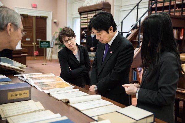 ▲▼賴清德訪國會圖書館。（圖／翻攝賴清德臉書）