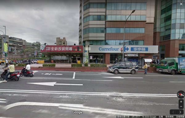 ▲▼信義區走過16年頭，家樂福東興店「租約到期」，宣布只營業到3／8。（圖／翻攝Google Map）