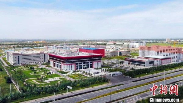 ▲位於蘭州新區的佛慈製藥科技工業園。（圖／中新社）