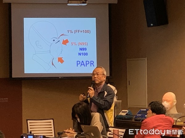 ▲▼ 台大公共衛生學院環境與職業健康科學研究所陳志傑教授提到，政府在新型冠狀病毒的應對上十分上軌道，但是在「氣膠技術學」上仍停留在2003年。（圖／記者林育綾攝）