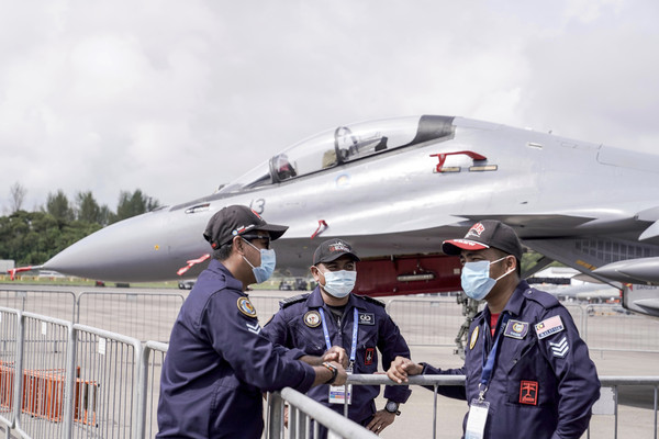 ▲▼新加坡航空展受到武漢肺炎疫情影響，規模縮水。（圖／達志影像／美聯社）