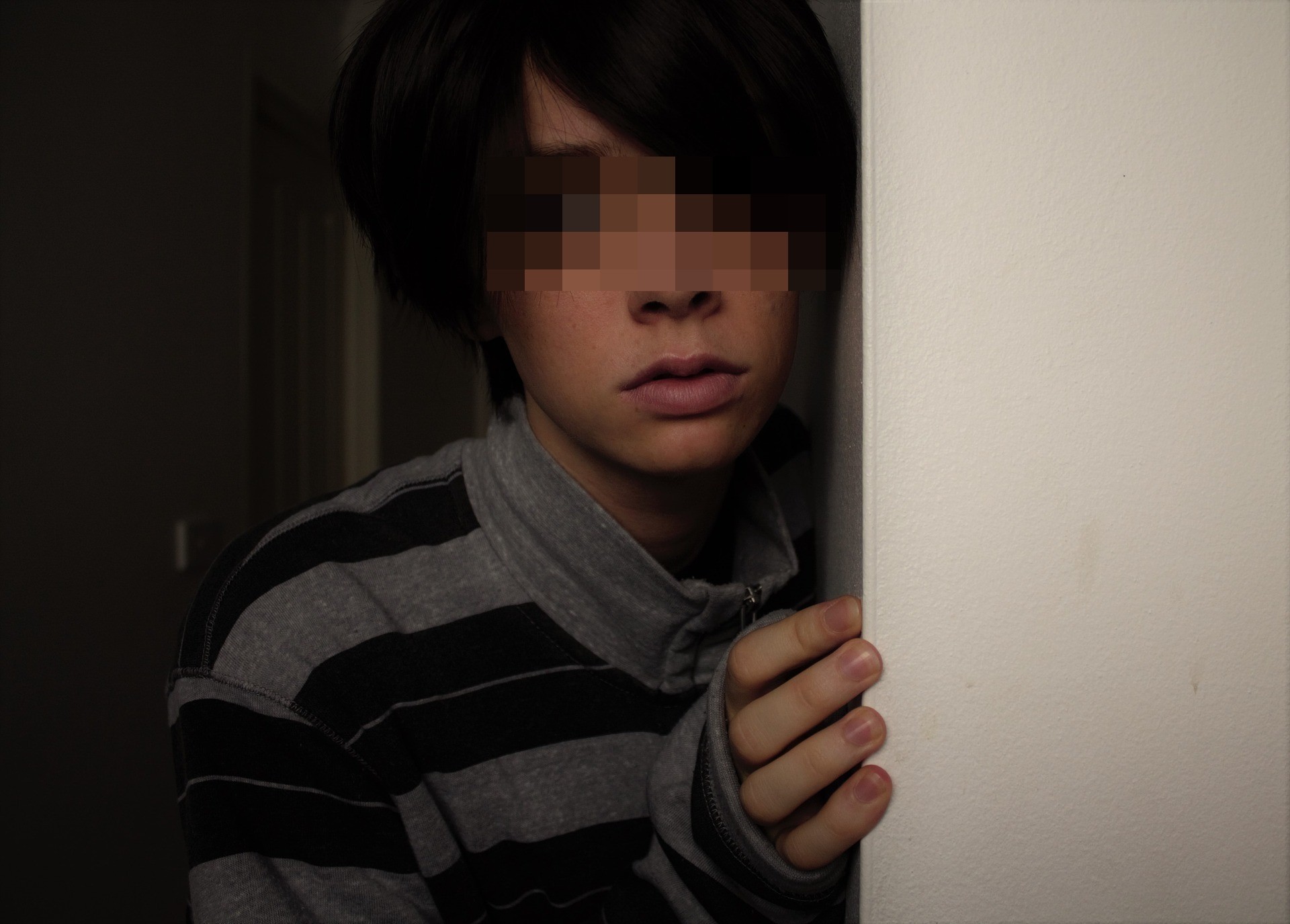 ▲害怕,男孩。（圖／取自免費圖庫Pixabay）