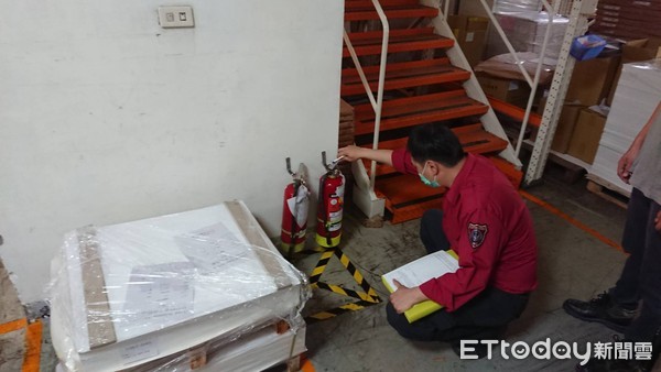 ▲台南市消防局加強台南市工廠消防安檢作業，維護工廠安全。（圖／記者林悅翻攝，下同）