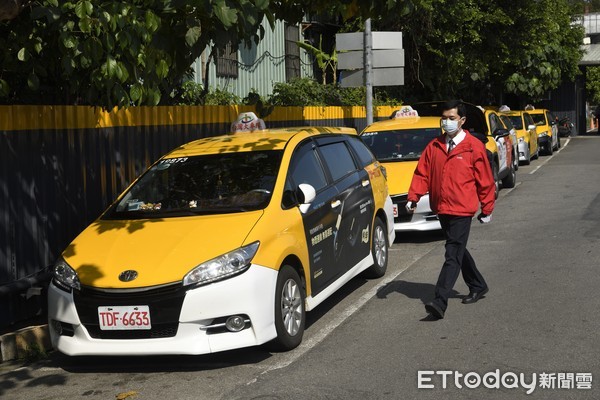 ▲▼台灣大車隊企業總部排班計程車及待修整理的車輛。（圖／記者湯興漢攝）