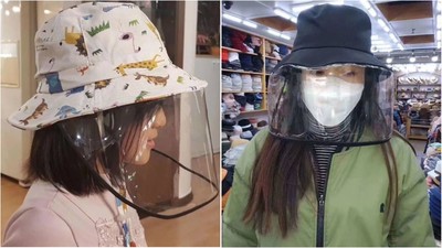 韓國口罩一個80元！東大門「防疫帽」爆賣　終於不必再水桶套頭