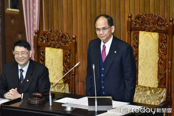 ▲▼立法院新會期開議，立法院長游錫堃。（圖／記者李毓康攝）