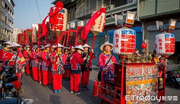 ▲北港朝天宮迎媽祖遶境活動是台灣重要民間信仰慶典，自清代盛行迄今。（圖／記者王兆麟翻攝，下同）