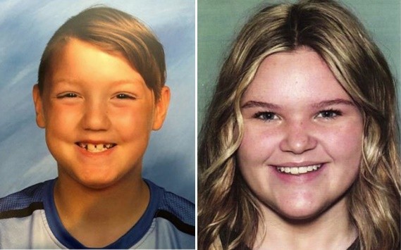 ▲美國姊弟7歲的約書亞（Joshua Vallow）與17歲的泰莉（Tylee Ryan）失蹤至今。（圖／翻攝自Facebook／Rexburg Police Department）