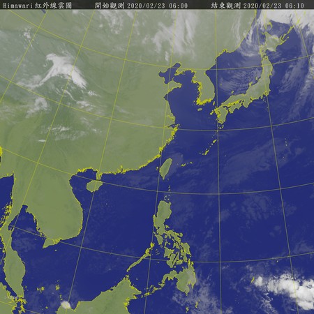 ▲▼衛星雲圖。（圖／翻攝中央氣象局）