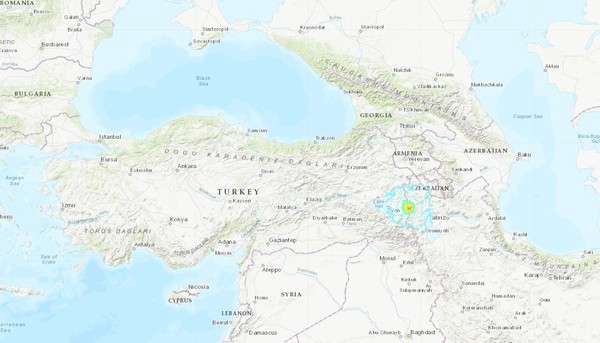 ▲▼土耳其發生規模5.7地震。（圖／翻攝usgs）