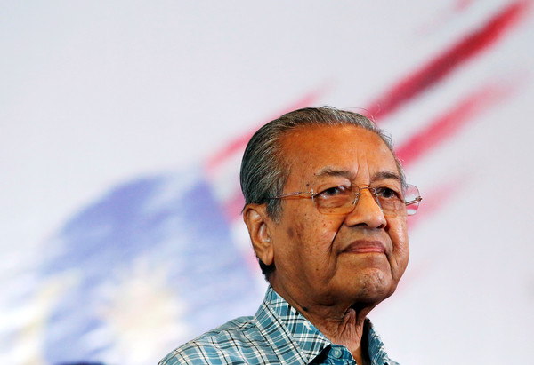 ▲▼馬來西亞首相馬哈迪（Mahathir Mohamad）。（圖／路透）