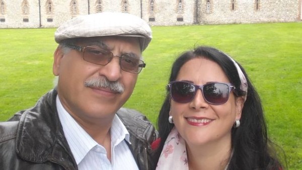 ▲阿努歇（Anoosheh Ashoori）被關押在德黑蘭的埃溫監獄長達12年，右為他的妻子雪莉（Sherry Ashoori）。（圖／翻攝Center for Human Rights in Iran）