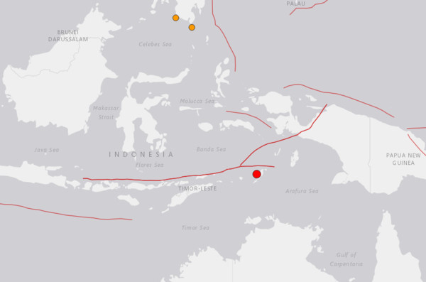 ▲▼ 印尼5.9地震。（圖／翻攝自USGS）