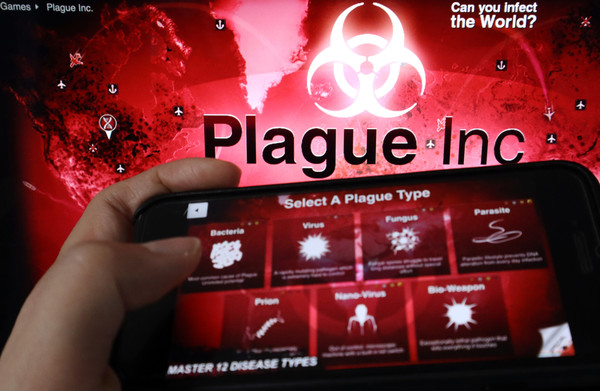 ▲《瘟疫公司》（Plague Inc.）。（圖／路透）