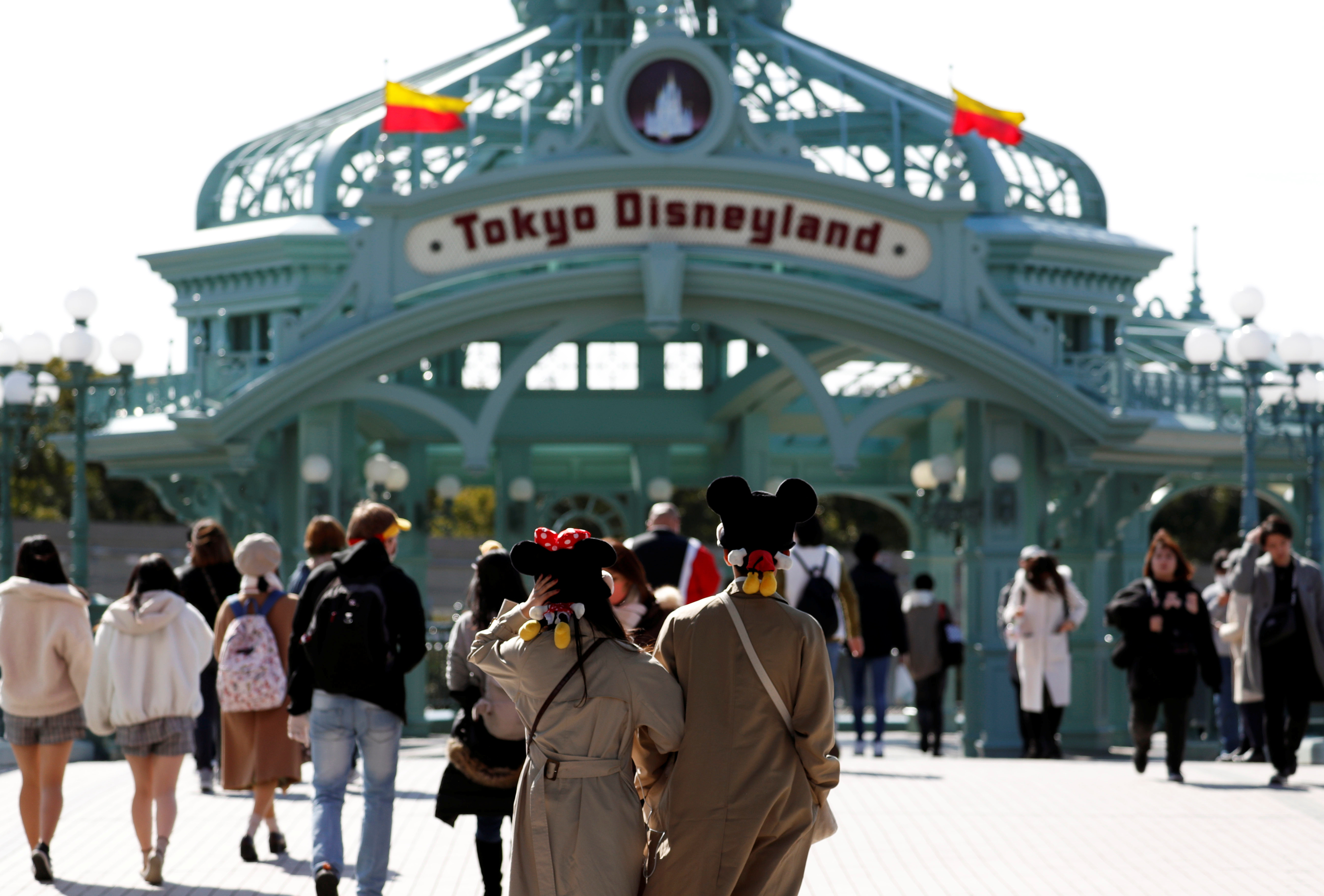 ▲▼ 東京迪士尼宣布2月29日起休園3月15日。（圖／路透）