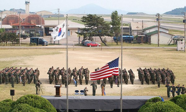 ▲美軍封鎖駐韓基地。（圖／翻攝自維基百科）