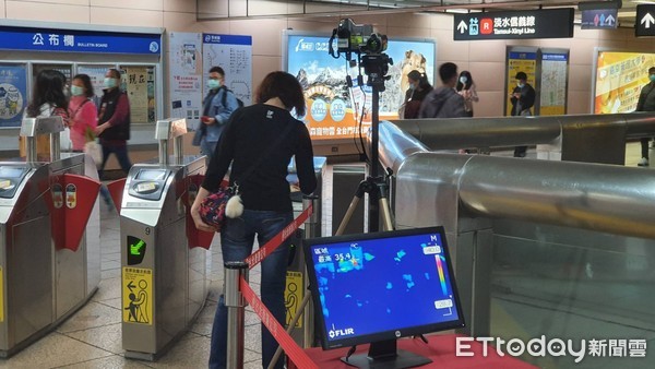 ▲▼台北車站試辦增設紅外線熱顯像儀。（圖／記者陳家祥攝）