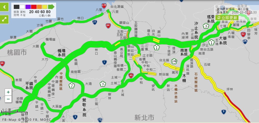 ▲▼國道路況。（圖／高公局）