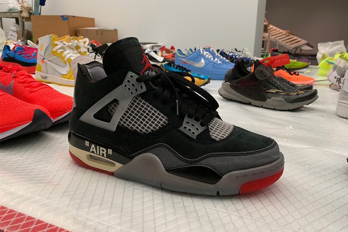 ▲Off-White X Air Jordan 4。（圖／翻攝自Hypebae、Karl Hab、IG@konas94）