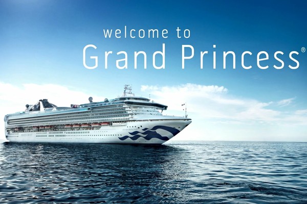 ▲▼公主遊輪公司（Princess Cruise）旗下郵輪「至尊公主號」（Grand Princess）。（圖／翻攝自YouTube／Princess Cruises）