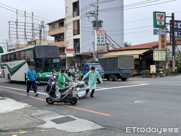 ▲▼南投8旬翁遭撞倒地！竹山秀傳醫院「推病床衝百米」救他一命。（圖／記者白珈陽翻攝）