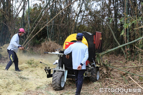 ▲廢竹破碎機,讓廢竹變黃金。（圖／記者翁伊森翻攝）