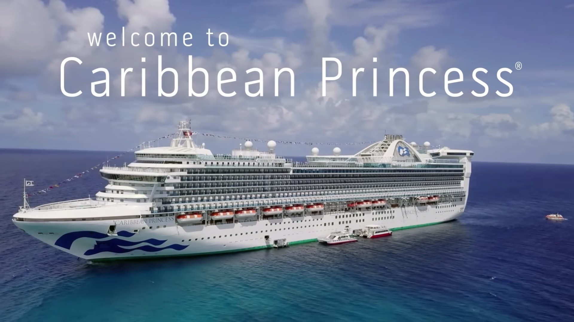 ▲▼加勒比公主號（Caribbean Princess）油輪。（圖／翻攝自YouTube／Princess Cruises）
