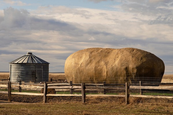 ▲美國愛達荷州巨型馬鈴薯屋。（圖／Airbnb提供。）
