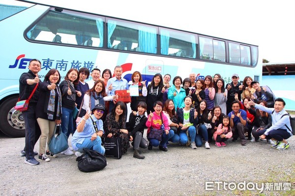 ▲東南旅行社一行34人到訪花蓮踩線，以實際行動支持國內旅遊。（圖／花蓮縣政府提供）