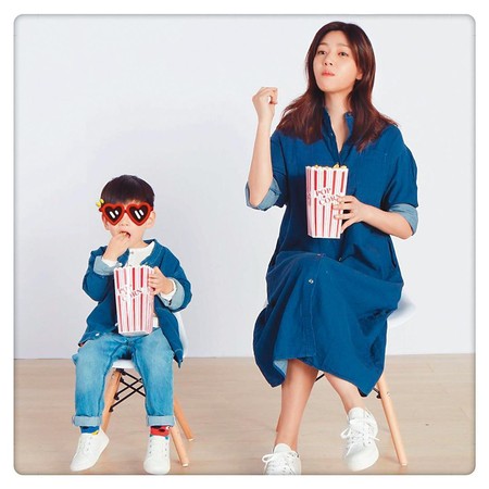 陳妍希愛在社群網站上曬出與兒子小星星的日常。（翻攝自陳妍希IG）