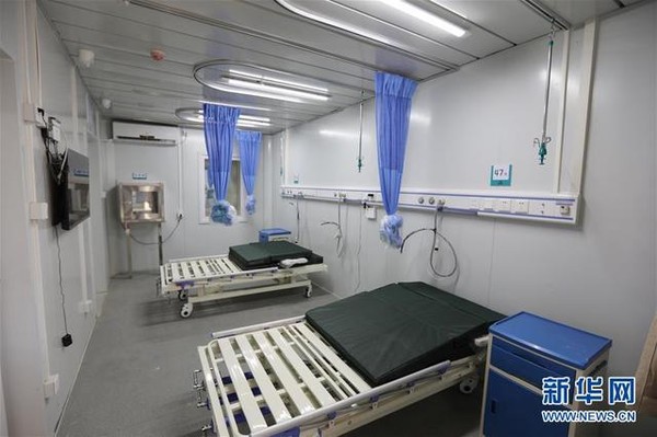 ▲北京小湯山醫院共設有1000多張床位。（圖／翻攝新華網）