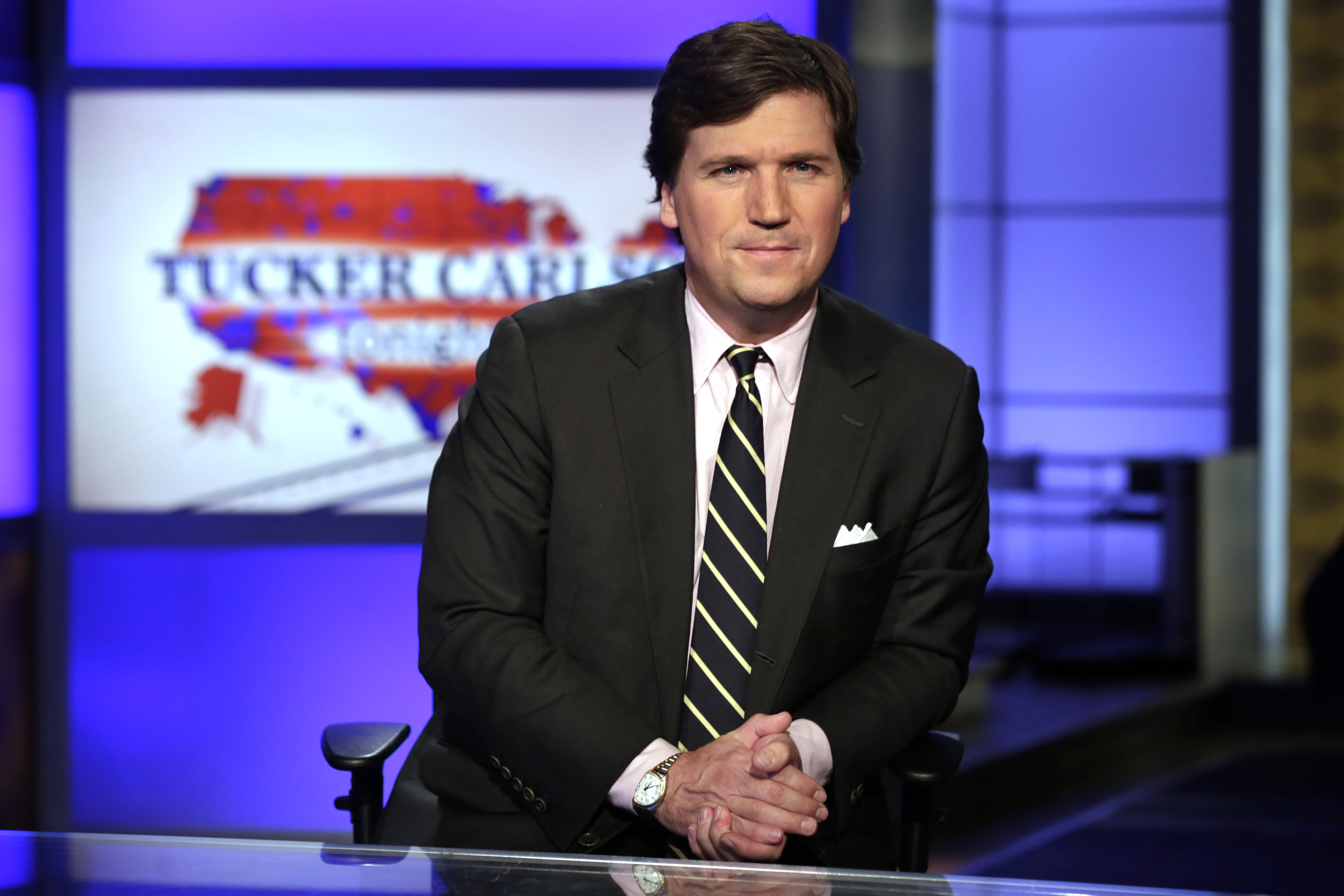 ▲▼美國脫口秀節目Tucker Carlson Tonight。（圖／達志影像／美聯社）