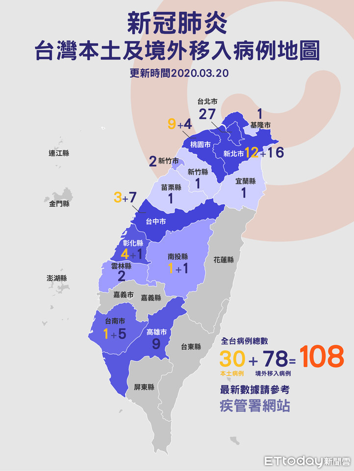 ▲▼108,肺炎,關係圖,地圖（圖／陳昱璇製）