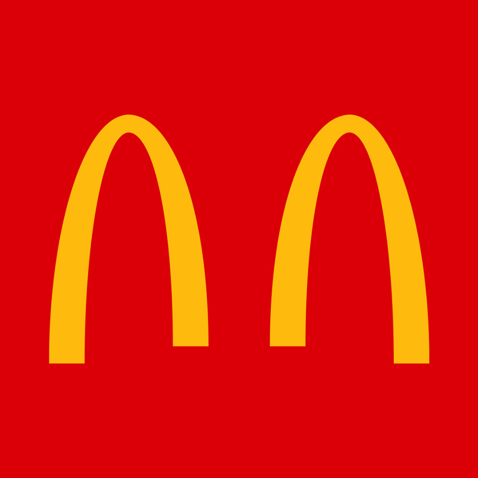 ▲▼巴西麥當勞換Logo。（圖／翻攝McDonald`s）