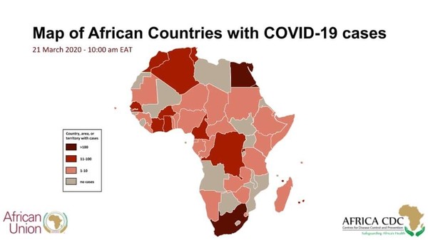 ▲非洲疾控中心副主任艾哈邁德・奧格威爾在推特上公布最新數據。（圖／翻攝新京報）