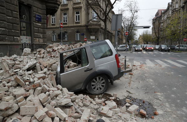 ▲▼  克羅埃西亞22日發生規模5.3、5.0地震  。（圖／達志影像／美聯社）