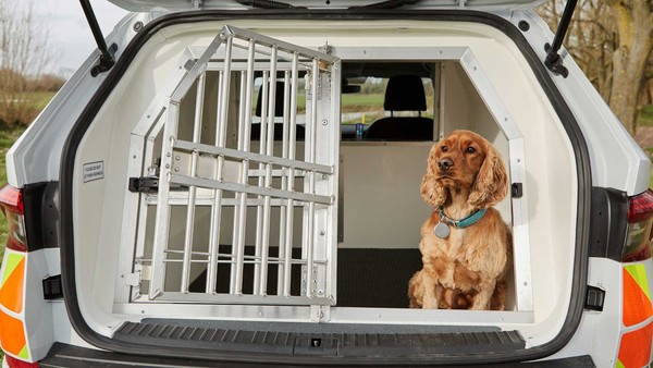 ▲Skoda Kodiaq警車讓警犬出勤也舒適。（圖／翻攝自Skoda）