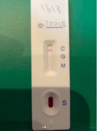 ▲同場女星確診肺炎 何超儀檢驗結果出爐。（圖／翻攝自Instagram／何超儀）