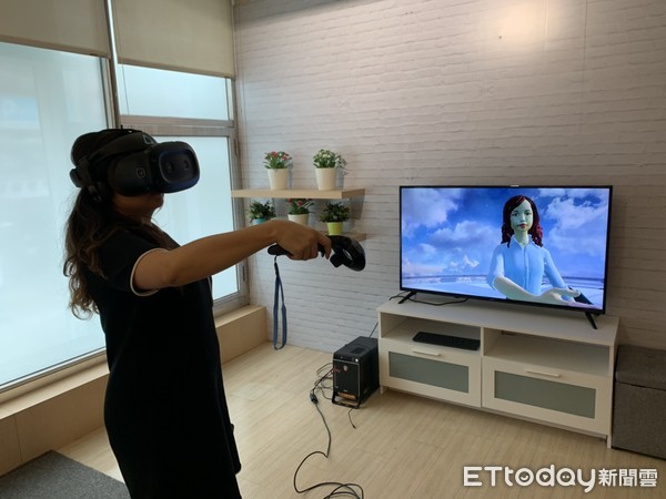 ▲▲宏達電「VIVE Sync預覽版」搶先體驗　打造3D虛擬人偶參與VR會議。（圖／翻攝HTC VIVE Sync）。（圖／記者姚惠茹攝）