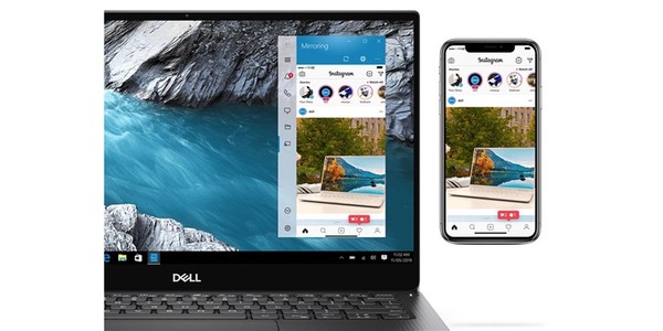▲Mobile Connect使用戶可以將iOS設備的螢幕鏡像到Dell PC。（圖／戴爾）