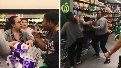 「一包衛生紙都不留給我」　澳洲爆買母女惹火撲空客　超市貨架前扭打