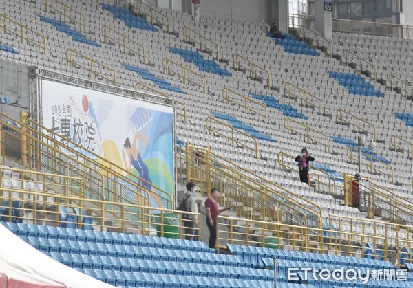 ▲▼ 109年全國大專校院田徑公開賽暨奧運選拔系列賽第一站相關防疫            。（圖／記者謝孟儒攝）