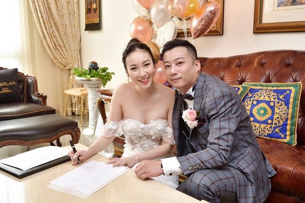▲莊鍶敏2020年剛和台灣老公結婚，現宣布離婚。（圖／翻攝自臉書／莊鍶敏Jacquelin）