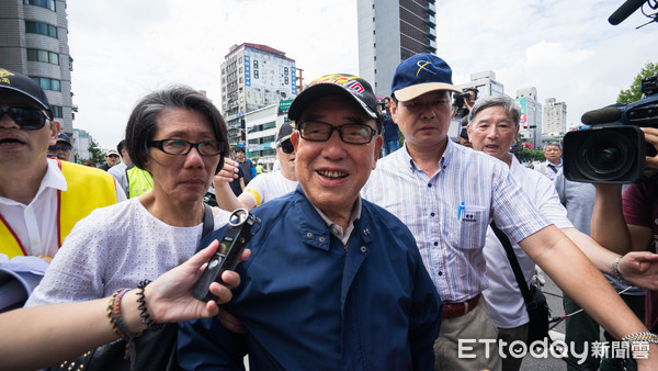 ▲前行政院長郝柏村。（資料照／記者林敬旻攝）