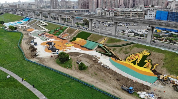 ▲大都會公園獮猴滑梯延後登場。（圖／高管處提供）